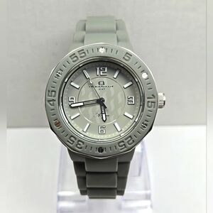 Oceanaut OC0226 Men's Watch Stainless Steel Silicone Quartz 3ATM New Battery